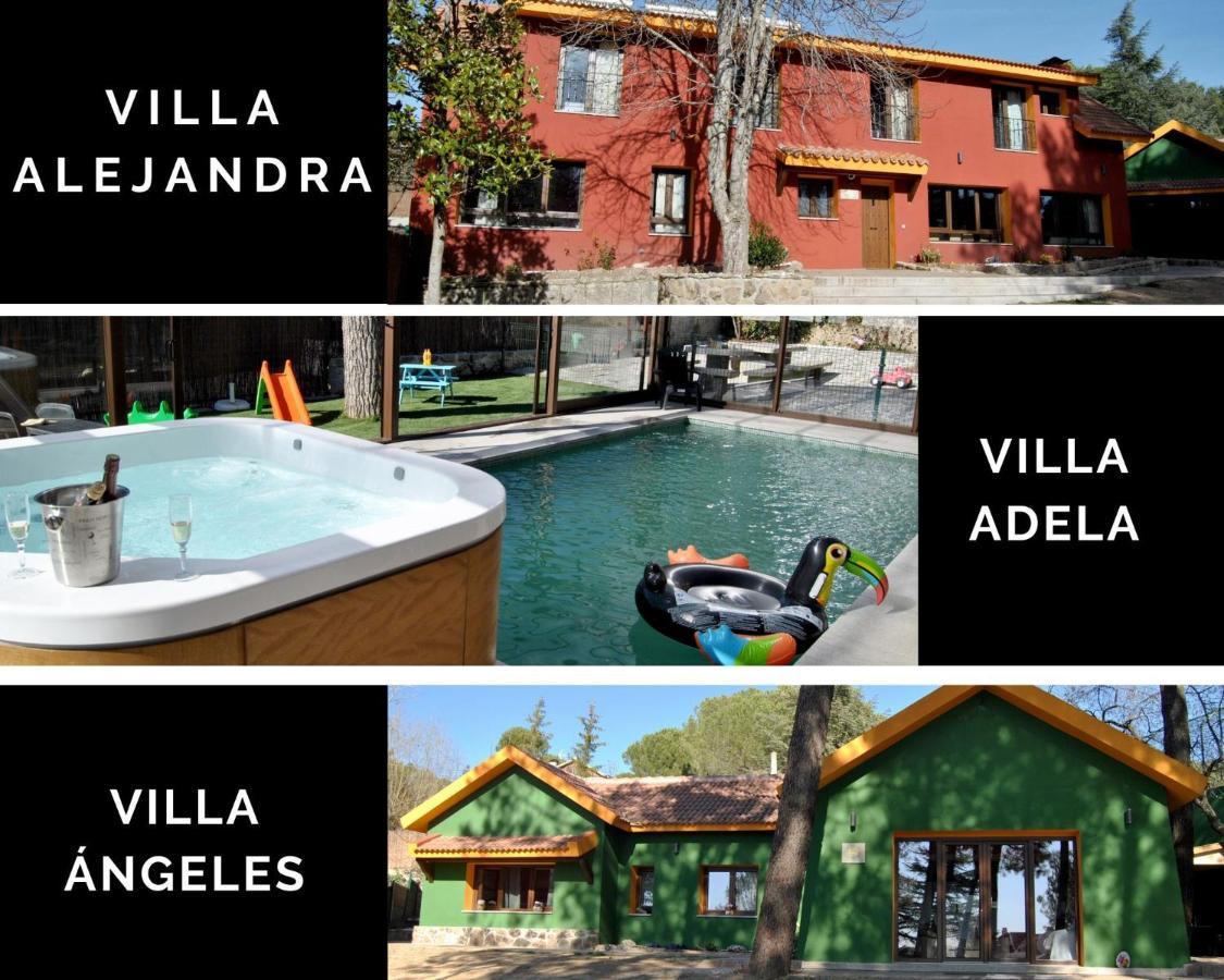 Complejo Casas Rurales Mansiones Y Villas Deluxe Collado Mediano Bagian luar foto