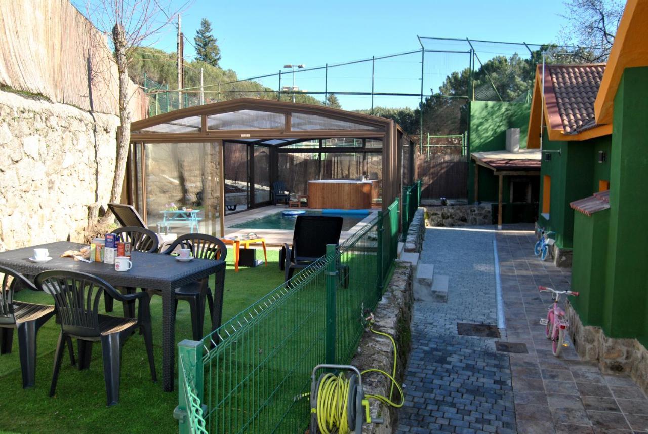 Complejo Casas Rurales Mansiones Y Villas Deluxe Collado Mediano Bagian luar foto